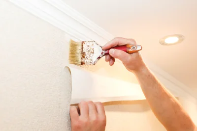 Pose de papier peint à Angy — revêtements muraux et toiles de verre